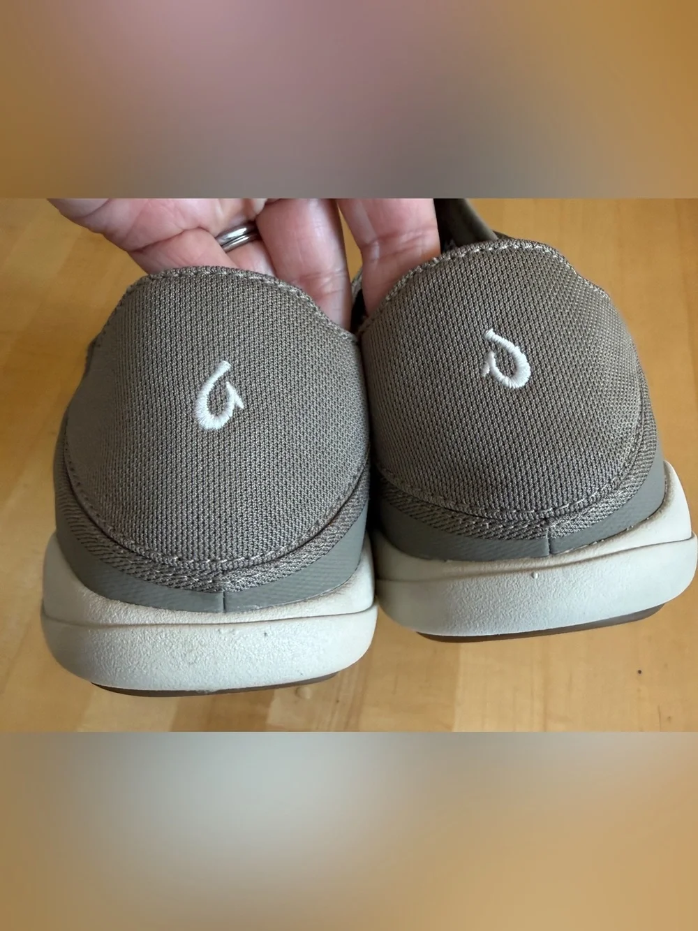 OLUKAI 🌊🌴Men's Moku Pae Boat Shoe in Clay/Tapa Size 13/ EUR 46 *EUC*